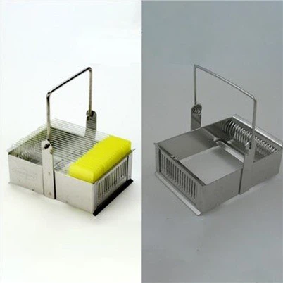 מתלה לצביעת שקופיות נירוסטה